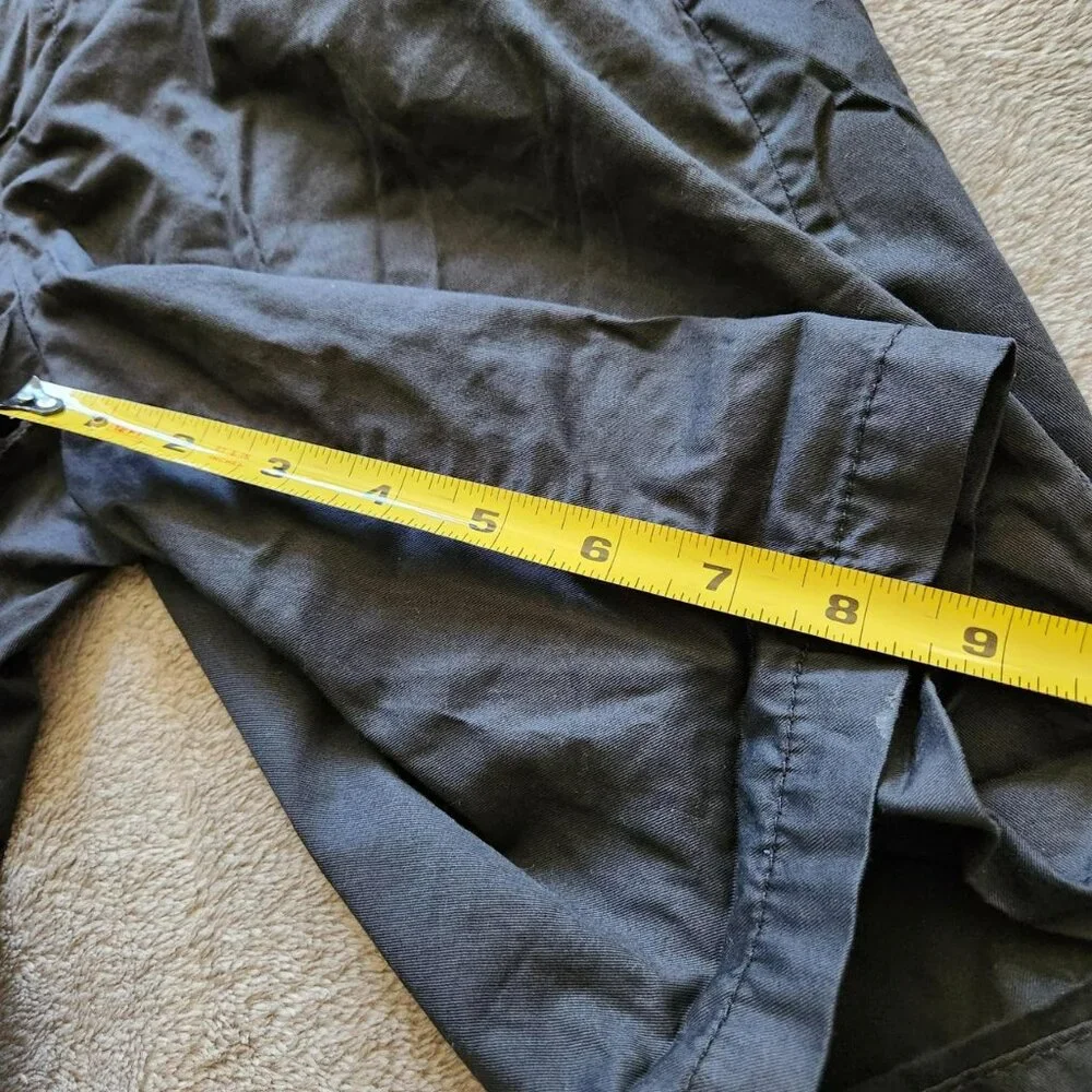 Merona vintage y2k black 100% cotton shorts Sz 8 classic minimalist preppy